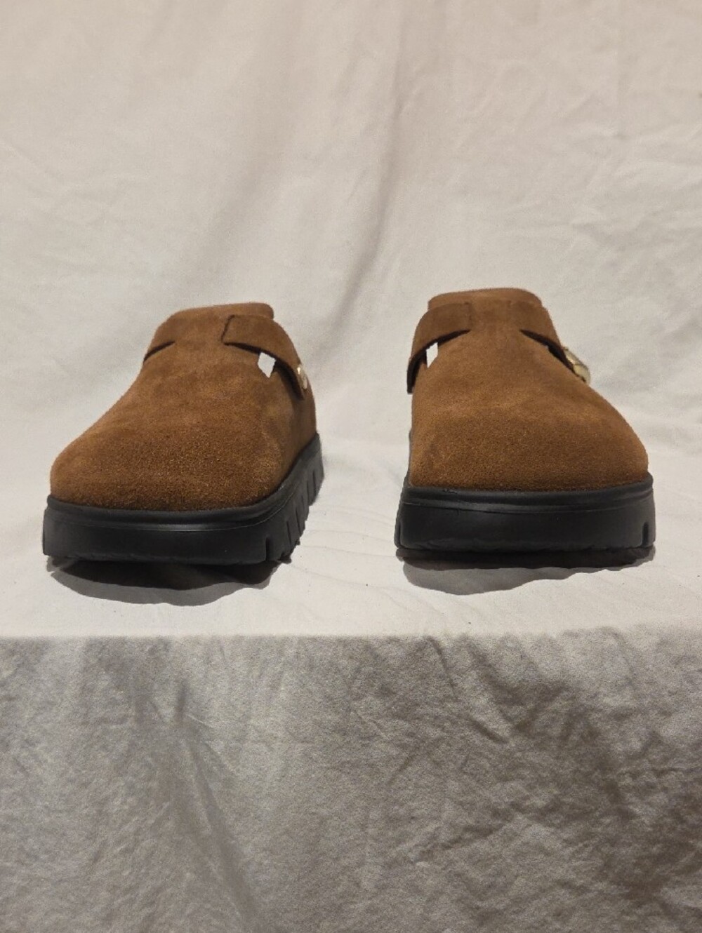 Birkenstock Papillio, Boston, Dark Tea Suede, Euro Size 38, US Women 7,7.5 - Picture 6 of 7